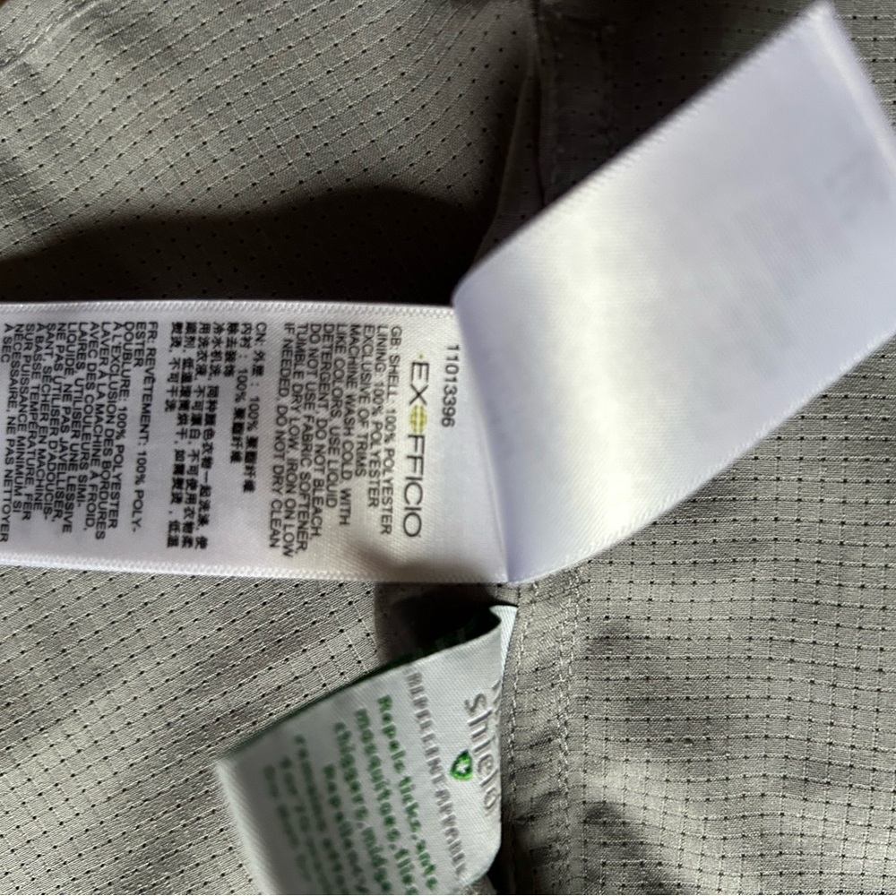 Exofficio Men's Slate Gray Casual Button-Down Shirt - Picture 9 of 10